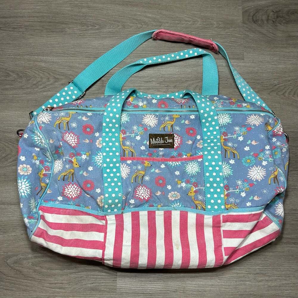 Matilda Jane Once Upon A Time Winter Fawn Duffle Bag
